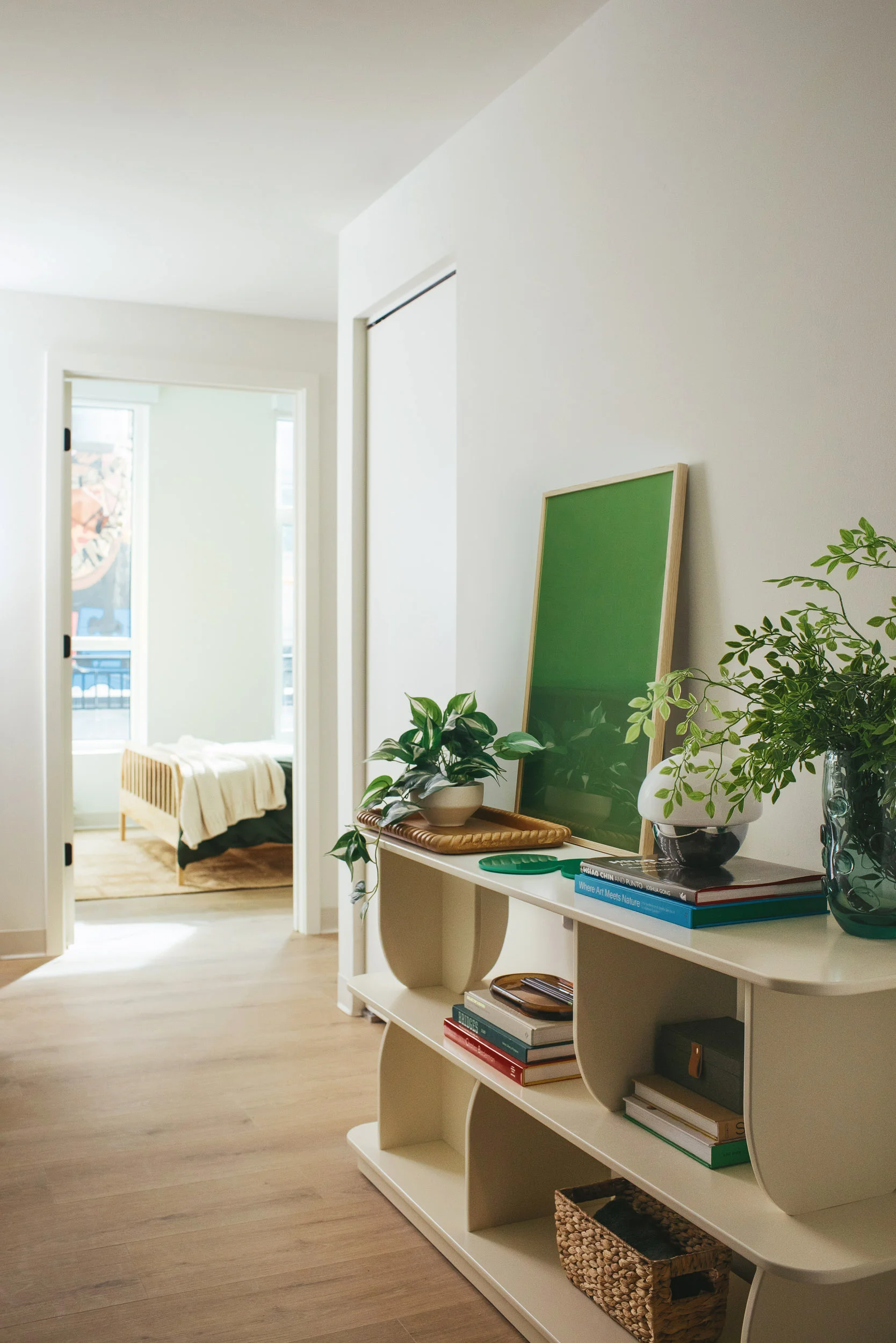 CityPads Fremont residential interior detail with plants