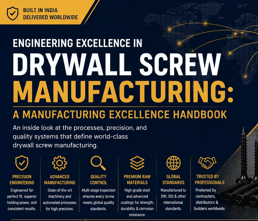 Engineering Excellence in Drywall Screw Manufacturing: