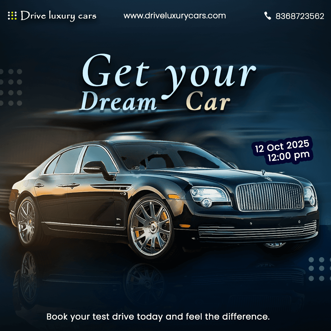 Car poster by Sunny graphic ui
