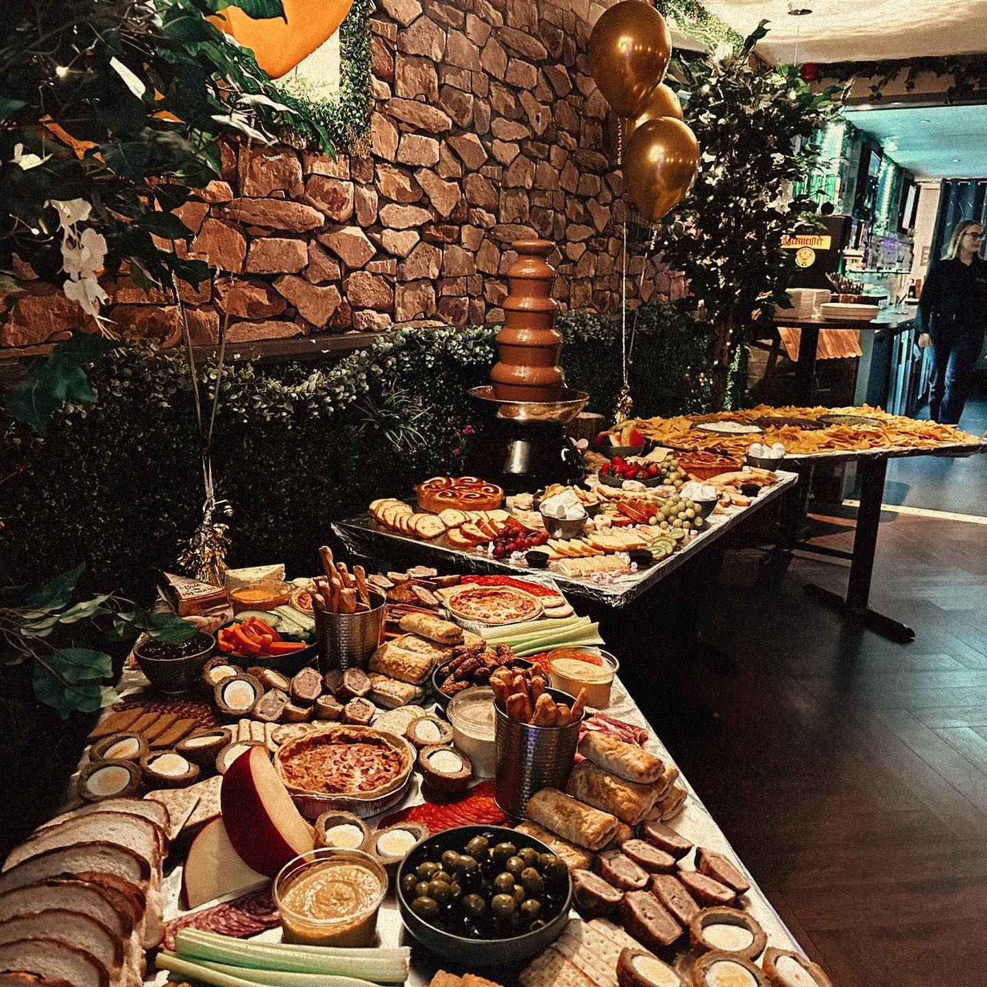 blue and black glass bottle