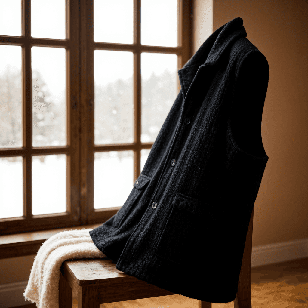 product photography of a sleeveless vest with pockets, suitable for casual wear