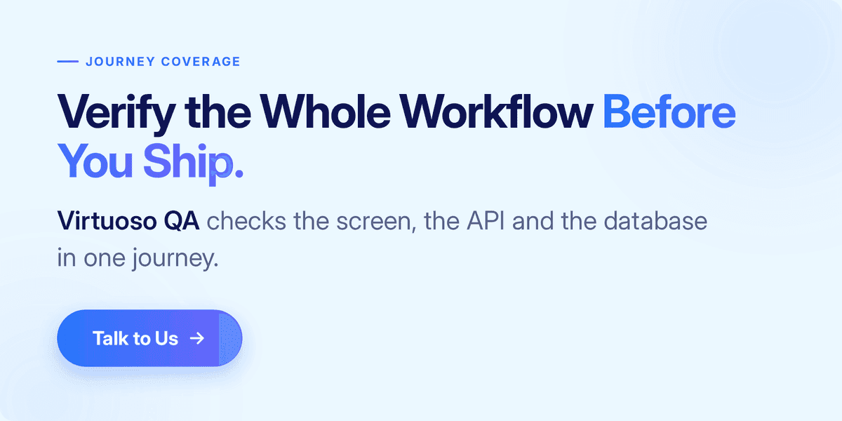 Verify The Workflow Before You Ship - CTA Banner