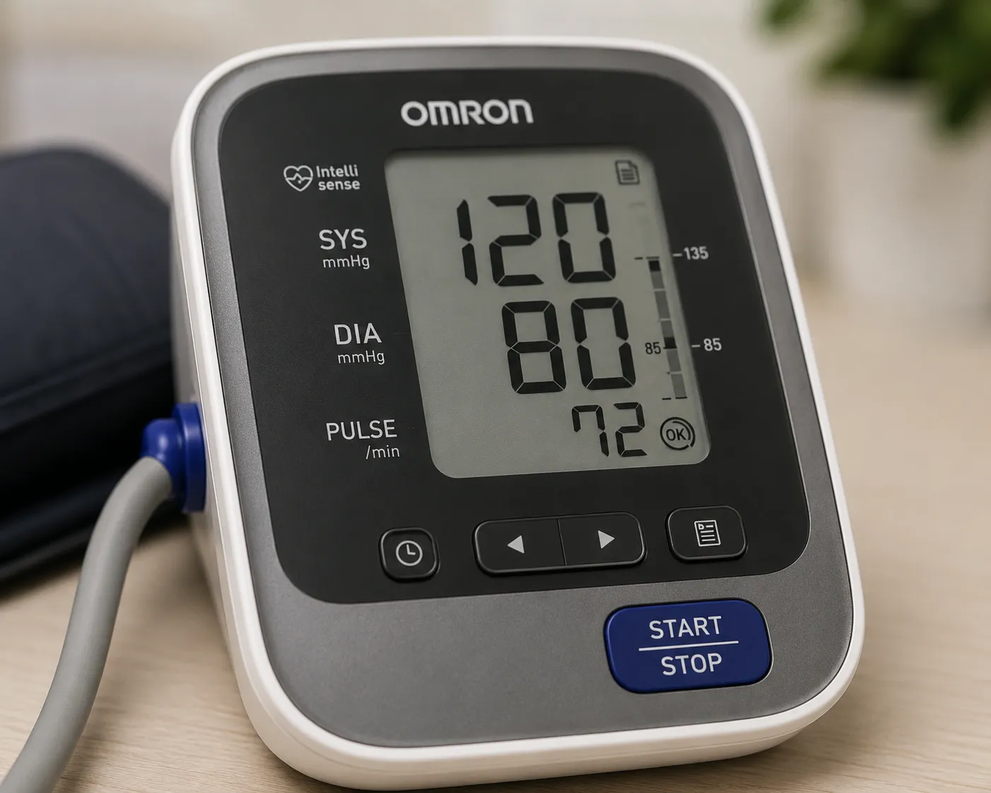 A digital blood pressure measuring machine