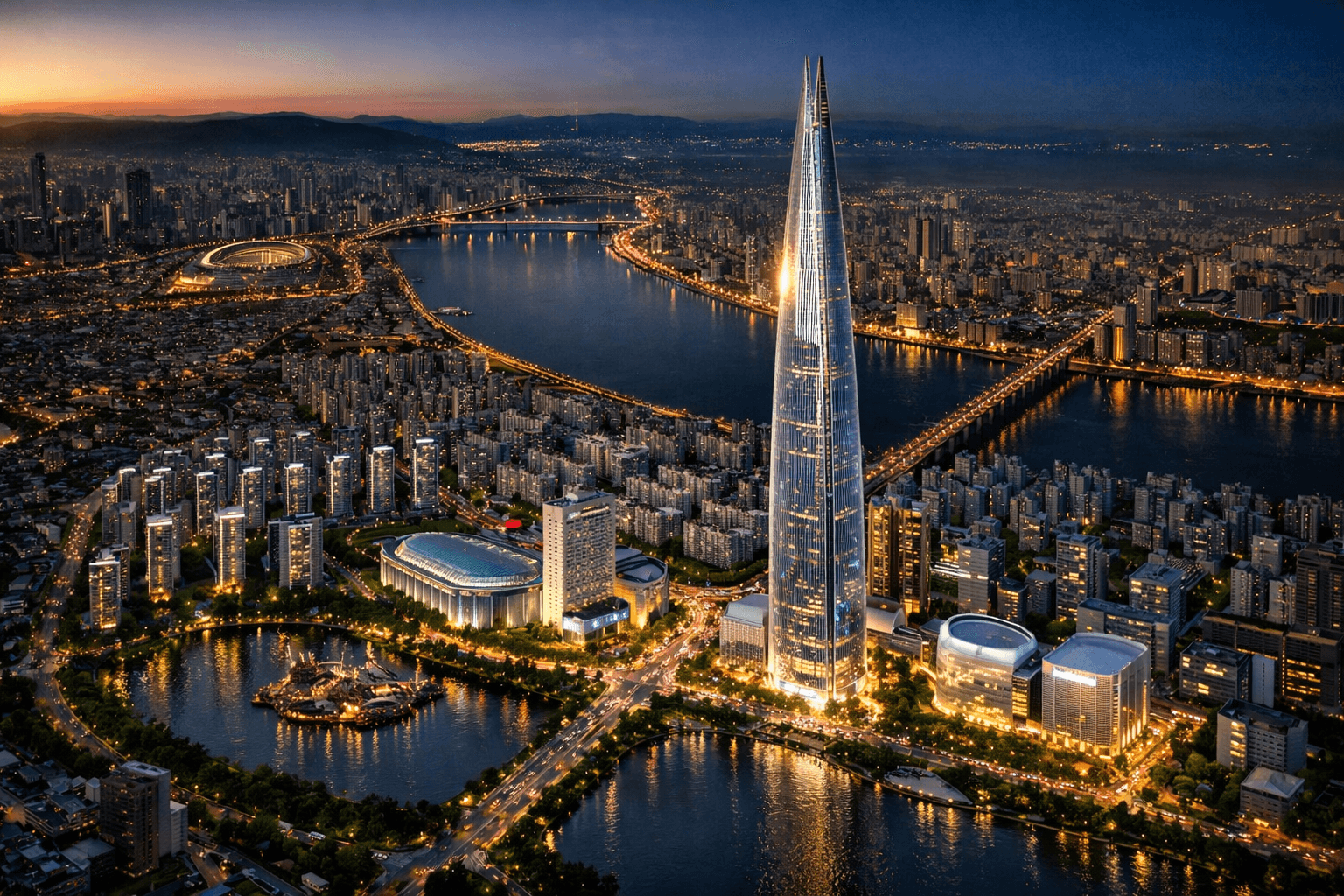 Modern red brick apartment or office building viewed from below against a blue sky, showcasing its geometric architecture with evenly spaced windows and balconies.