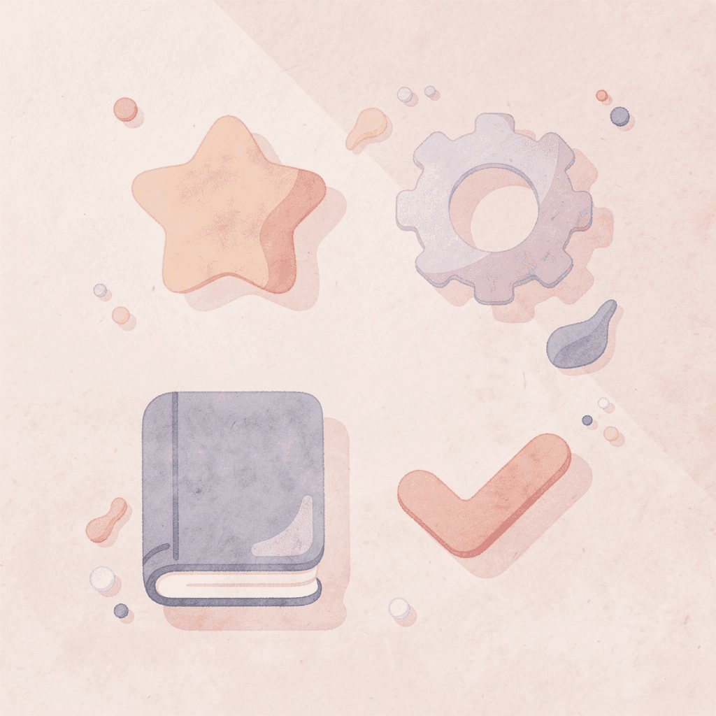 Four icons representing multiple dialects, pronunciation feedback, flexible timing, and quality ratings