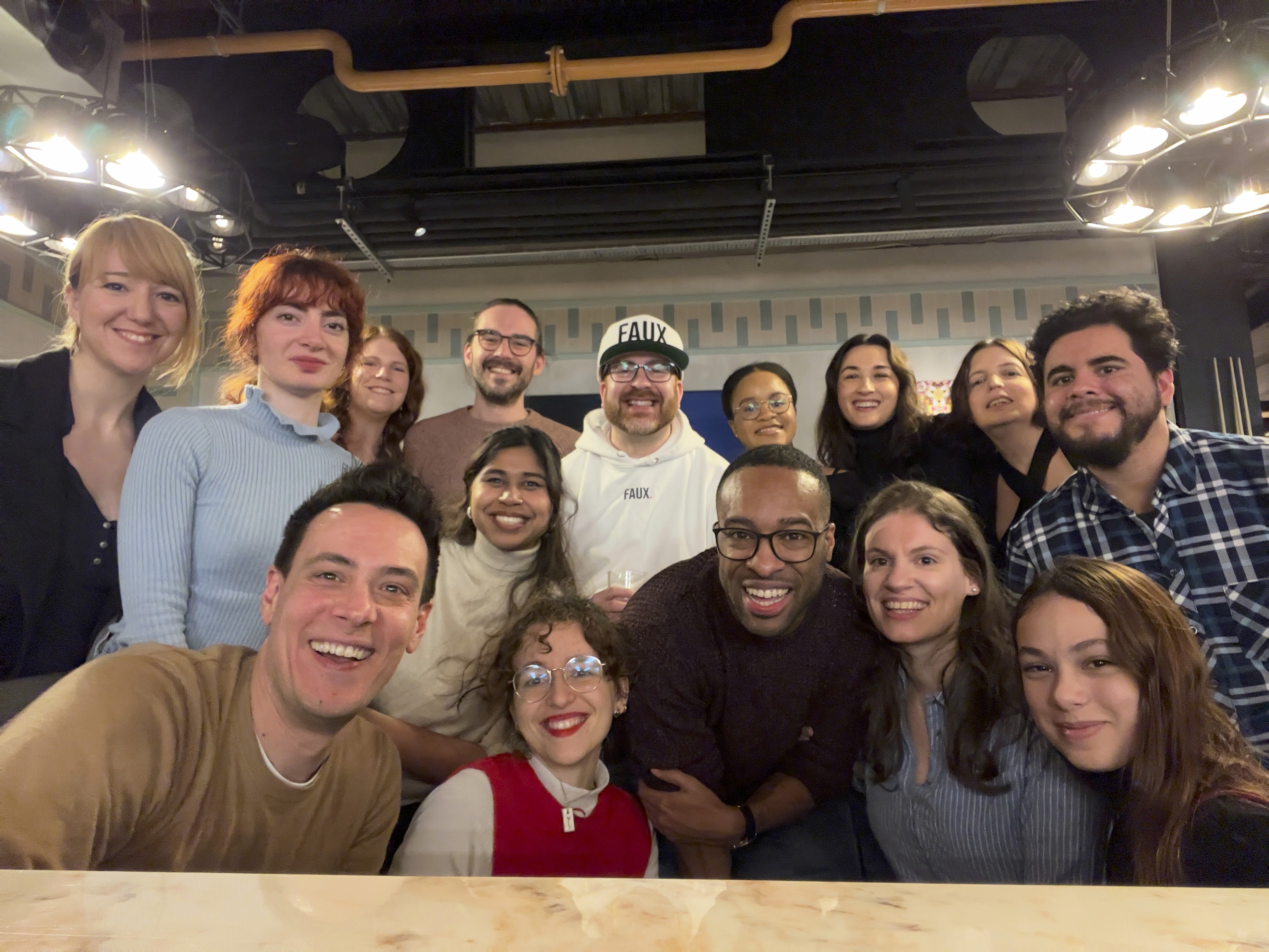 a person standing in front of a building