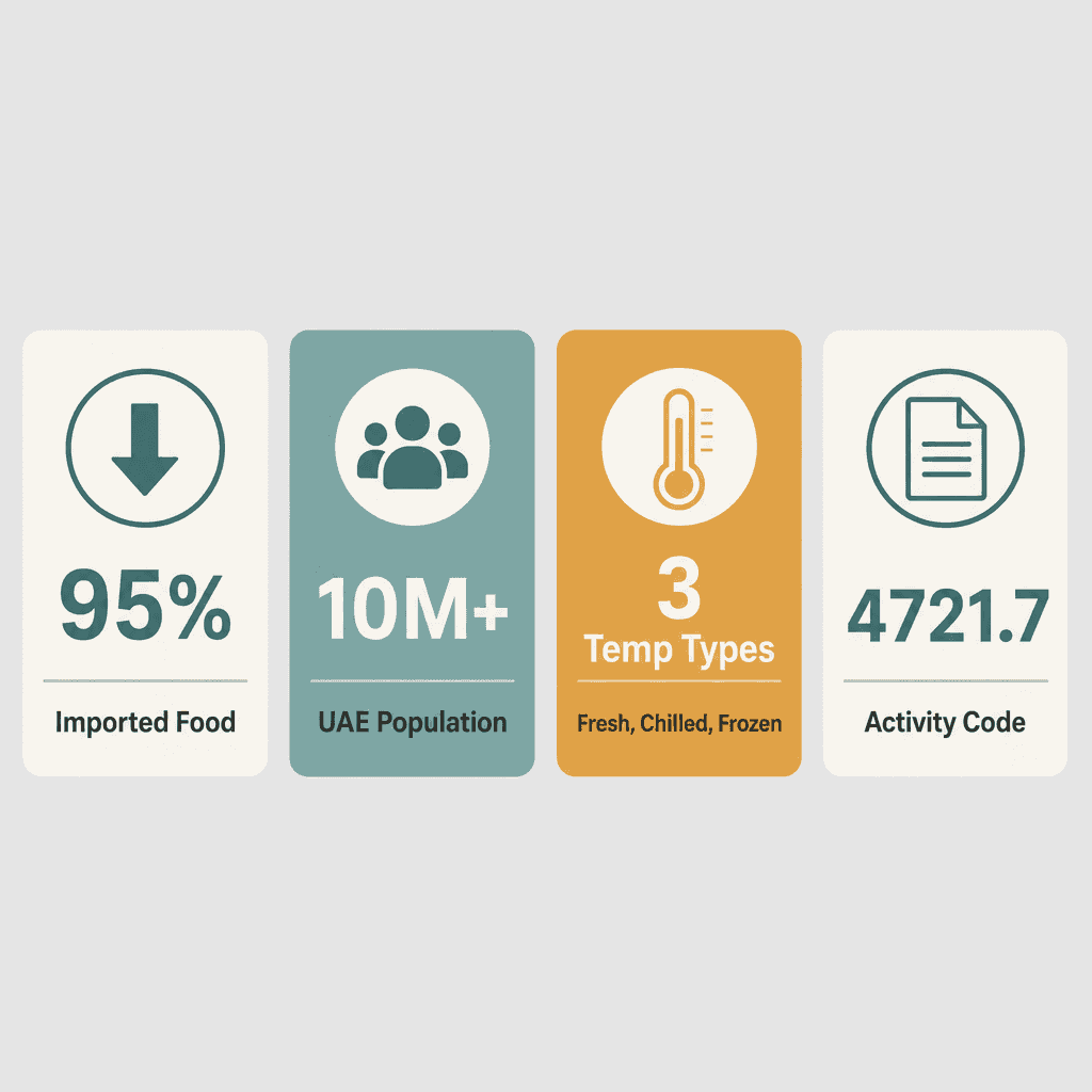 Infographic: Fresh, Chilled & Frozen Meat Trading License in Dubai