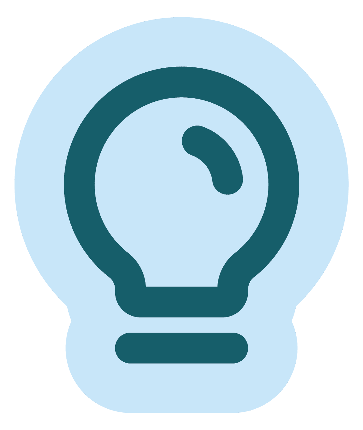 Lightbulb icon representing custom print and design by Bendigo Graphics