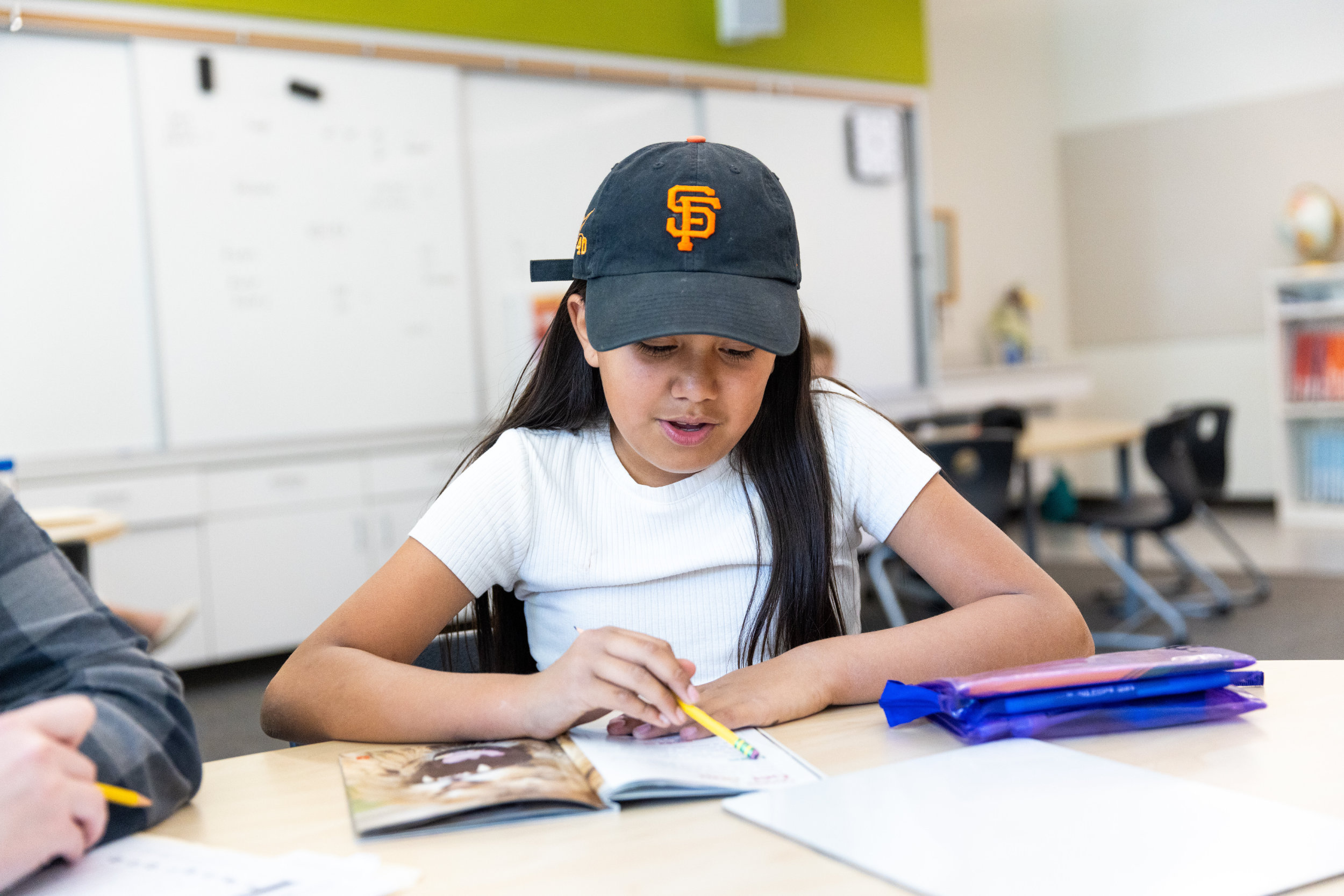 Small dog being held