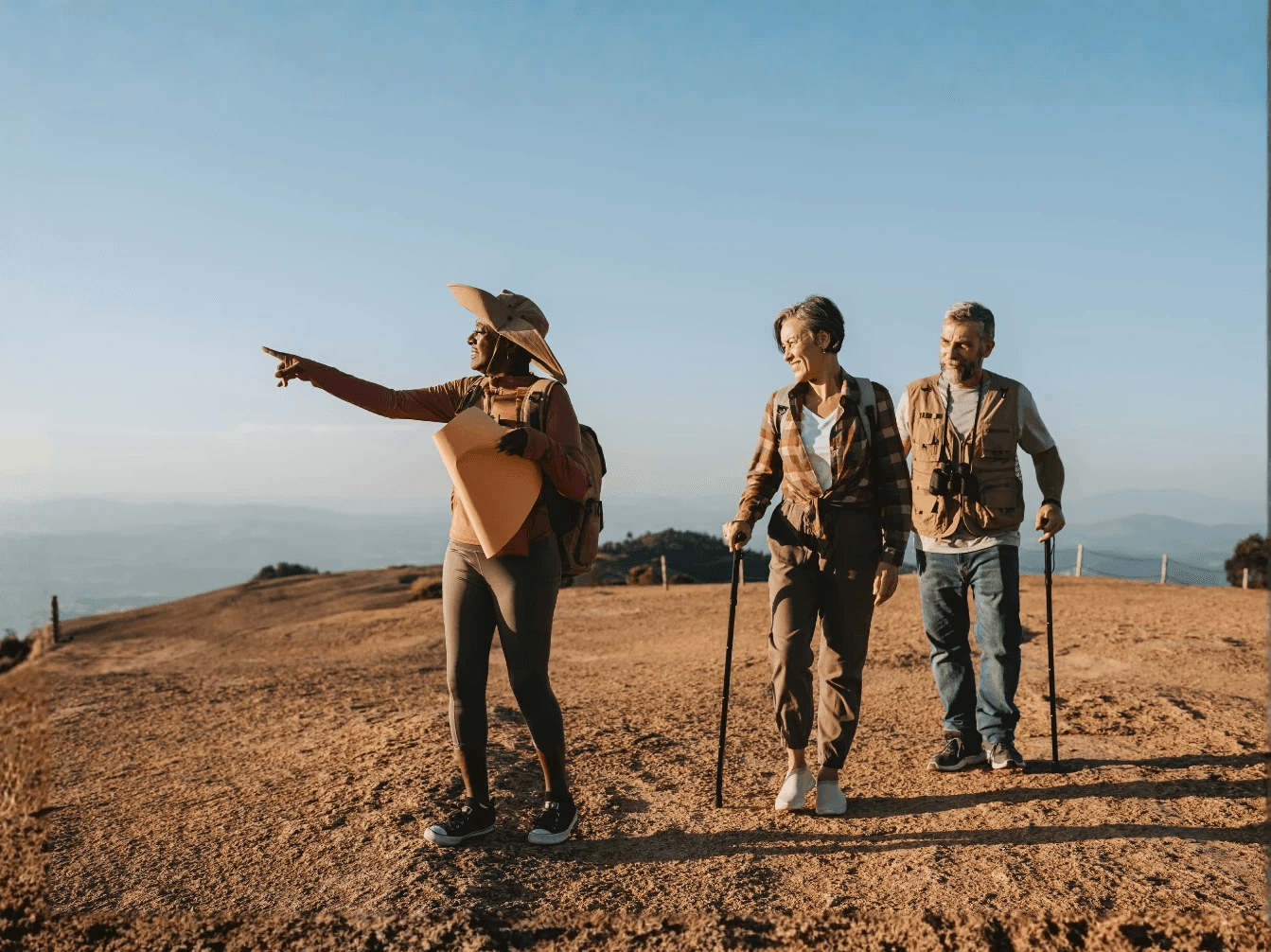 Group of men surfing