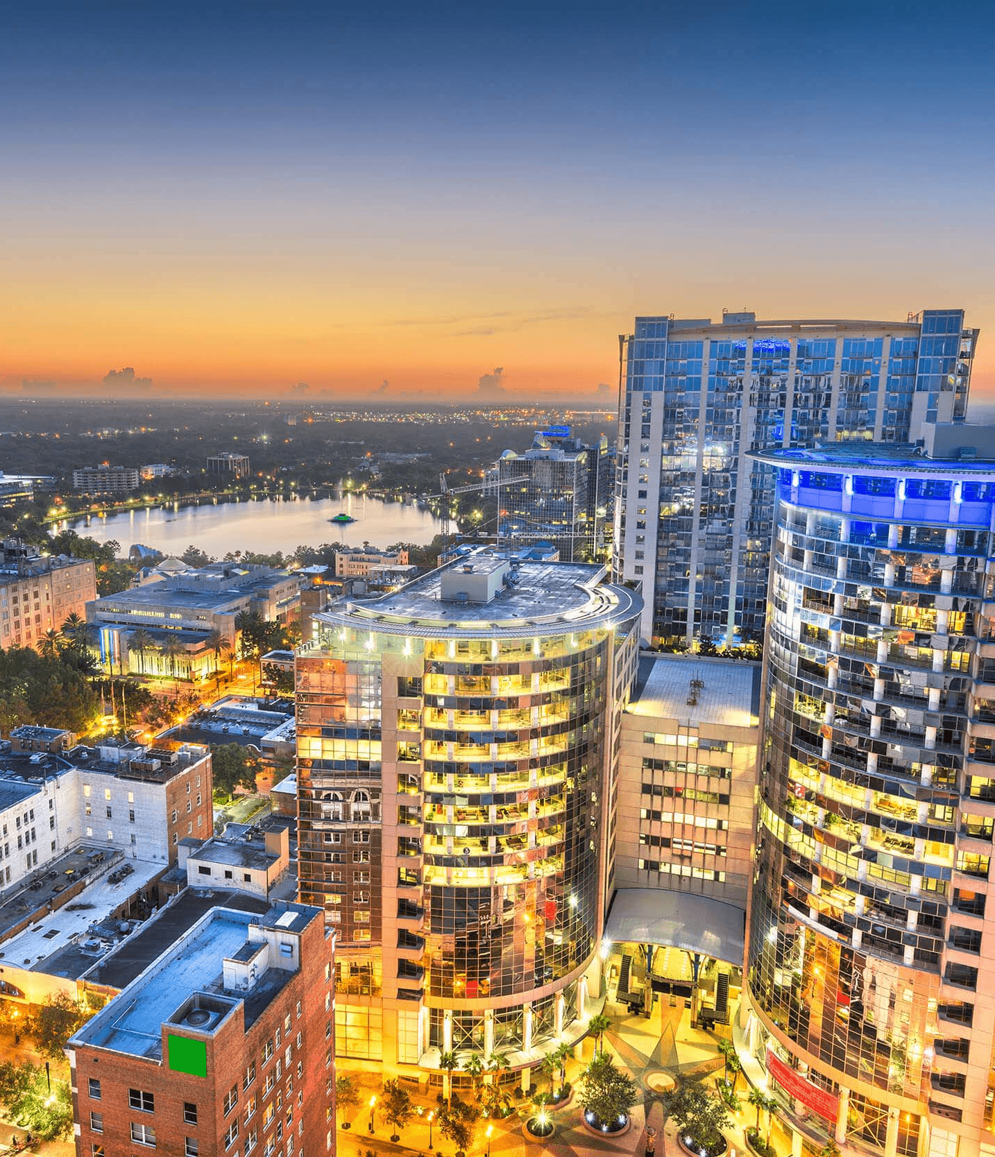 Orlando Skyline Drone Photography