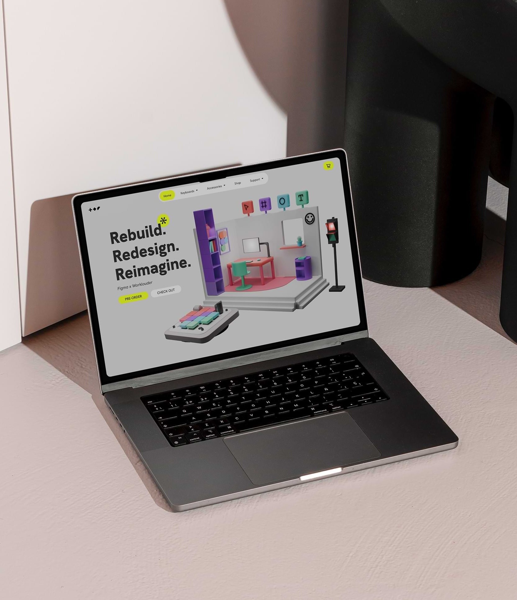 UI Laptop Mockup