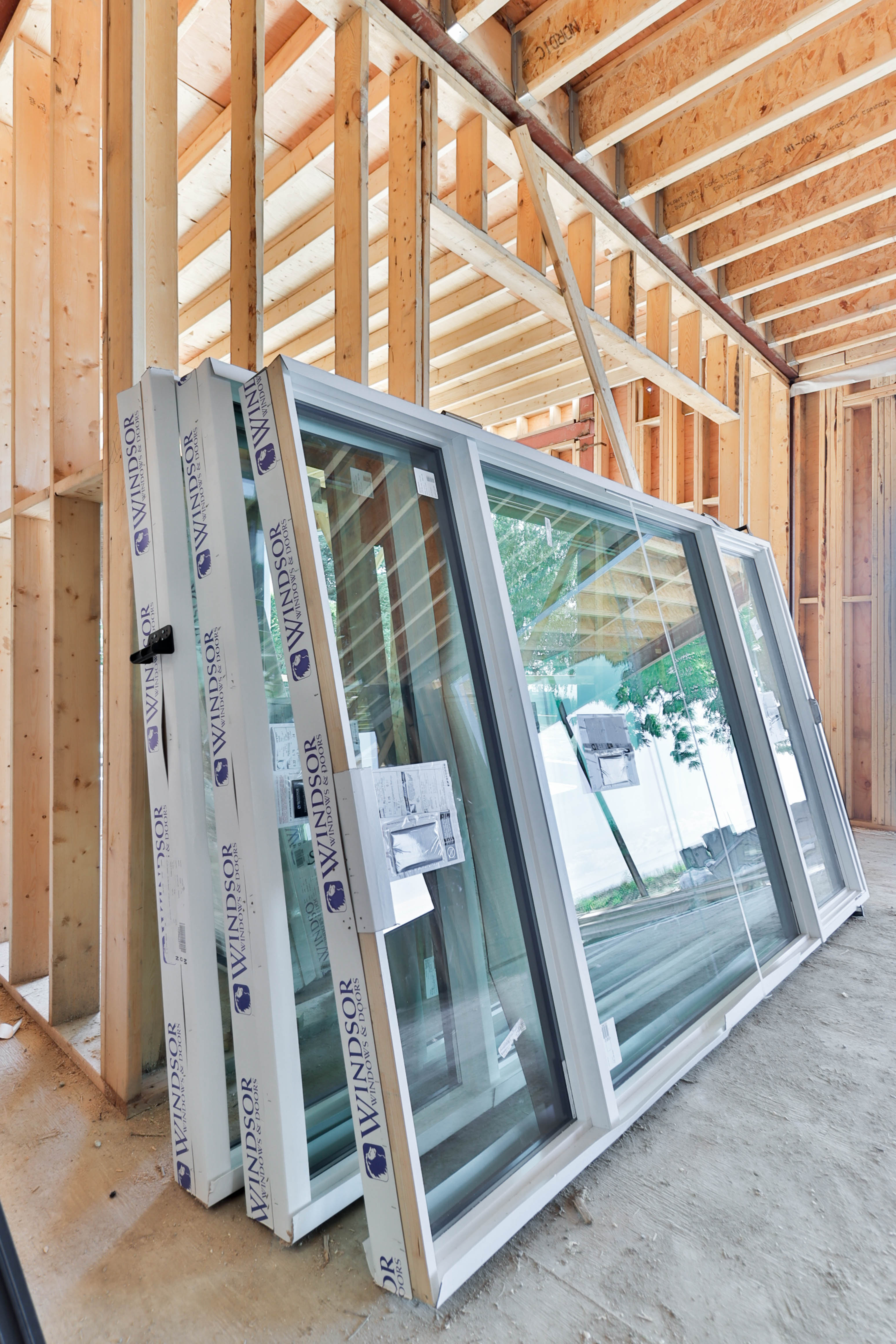 Custom window and door selections for a new construction home in the GTA