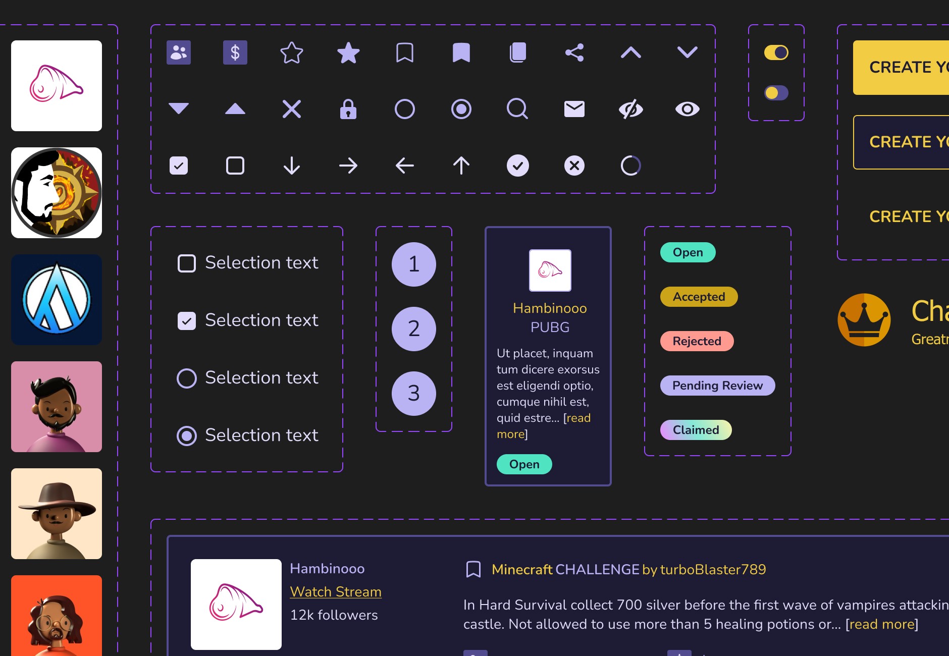 Full Dashboard with Sidebar