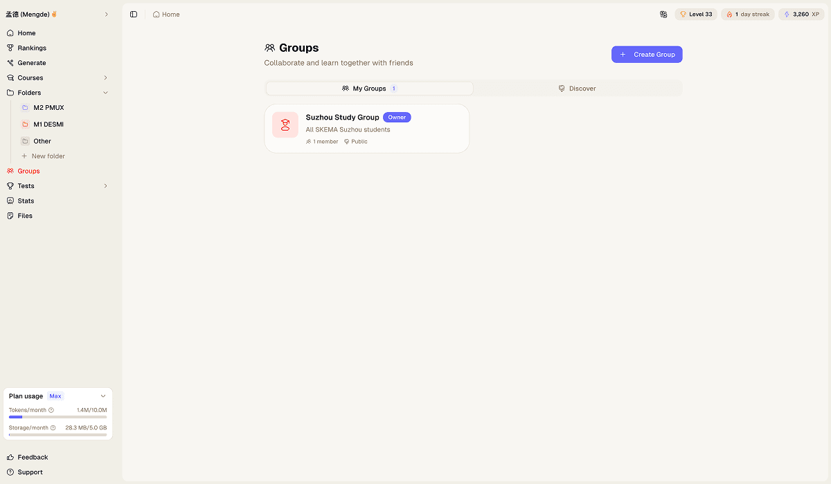 atlas ai powered learning app groups 6