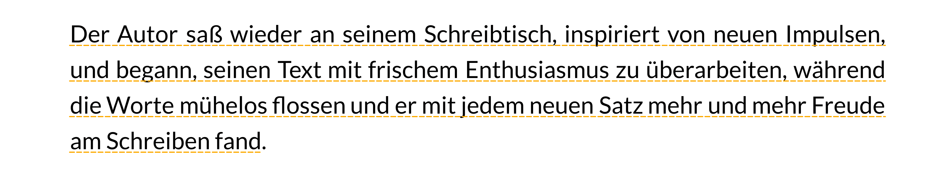 Zu lange Sätze