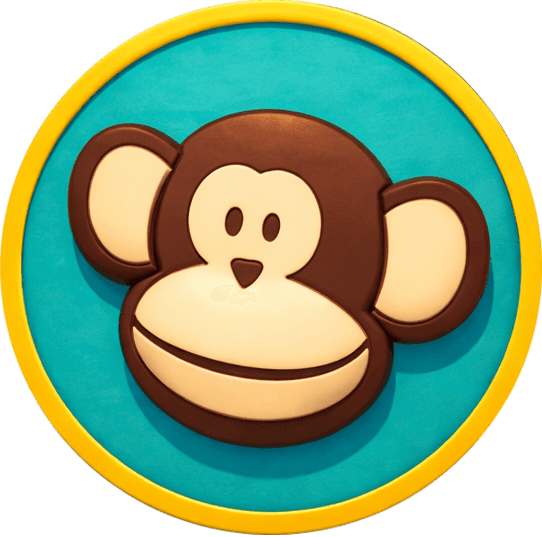 A monkey 3D image