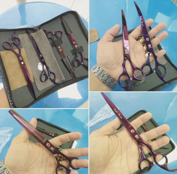 Victor's professional grooming scissors for precise pet haircuts