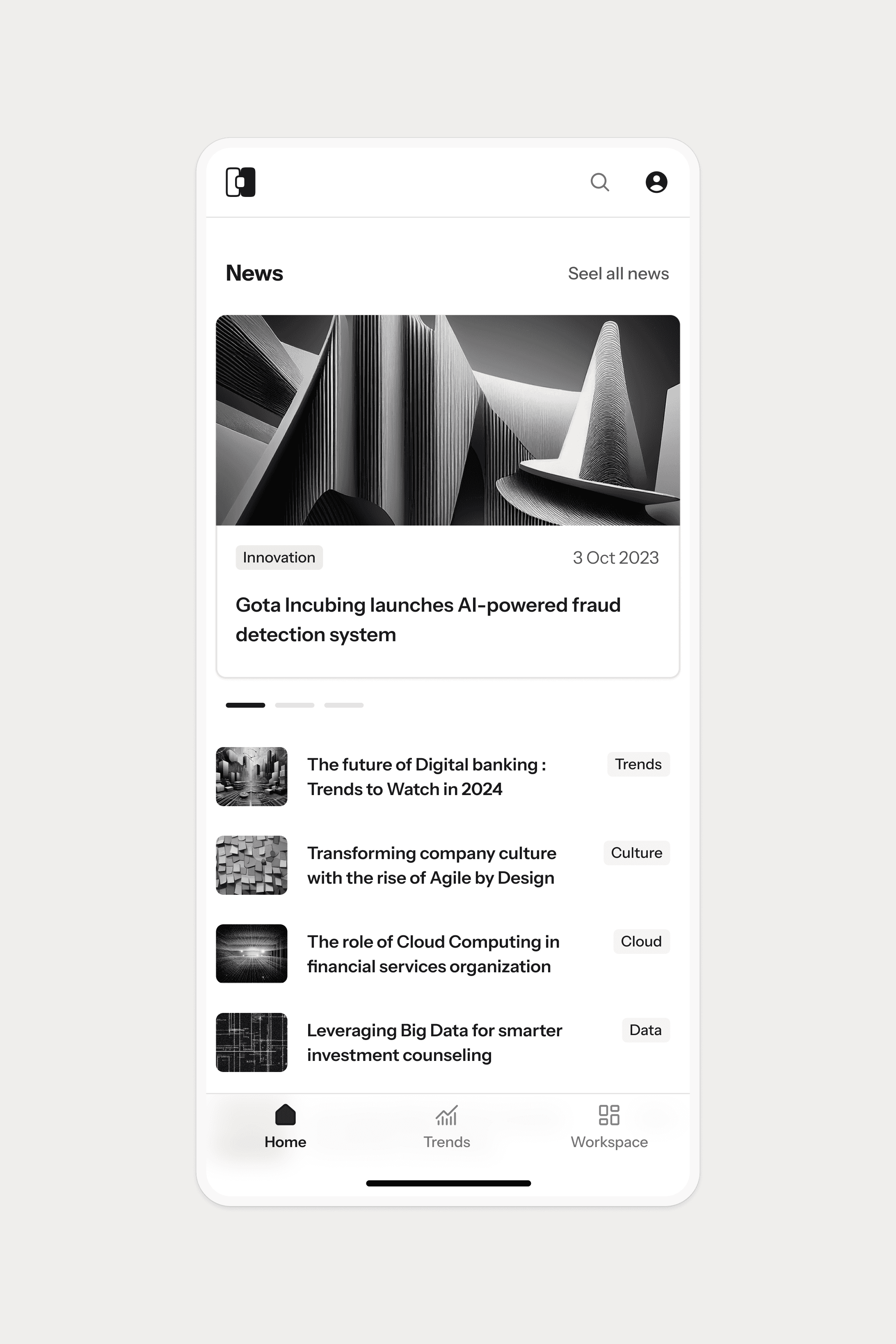 SG HR Portal Home Mobile