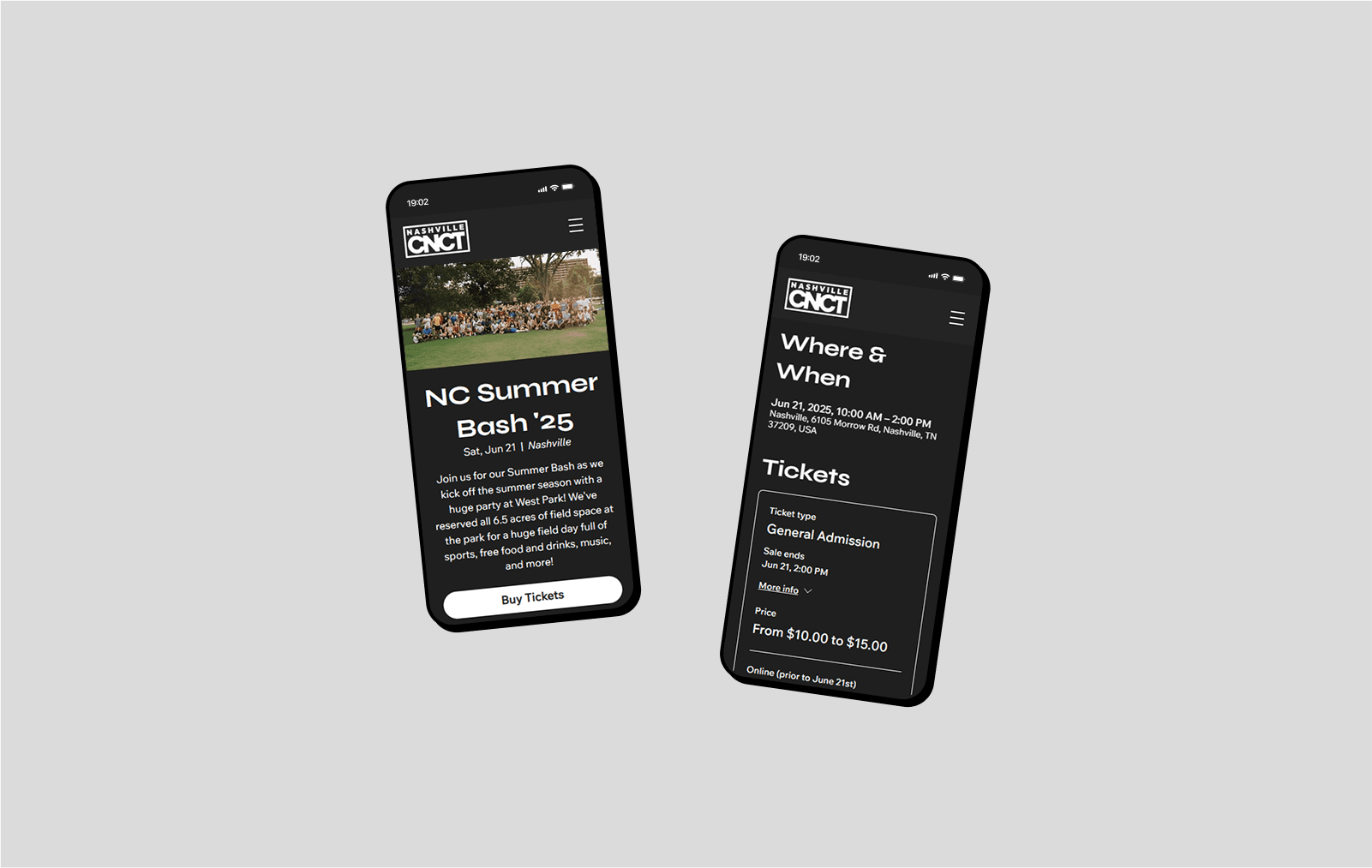 A mockup of screenshot for an app