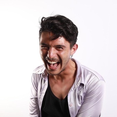 man smiling to the camera