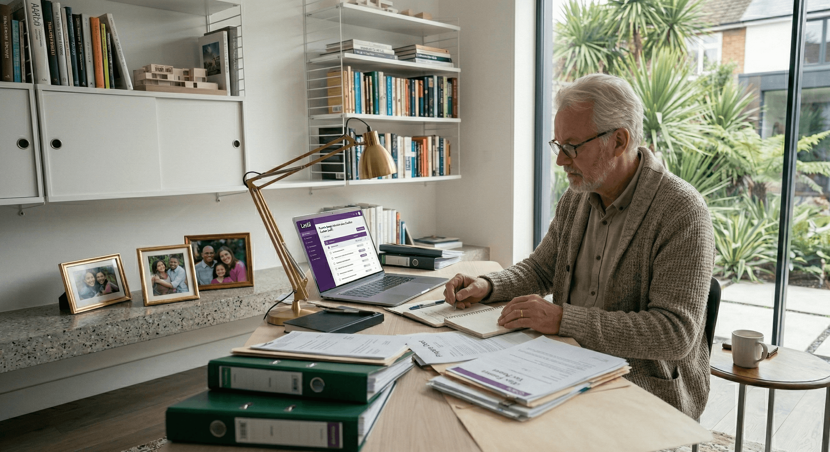 Brian using Lastli's tools