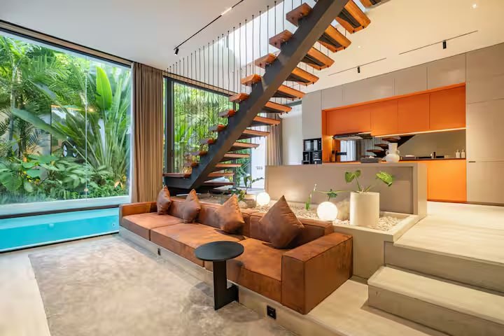 A 2-bedroom villa in a complex in Berawa, Canggu
