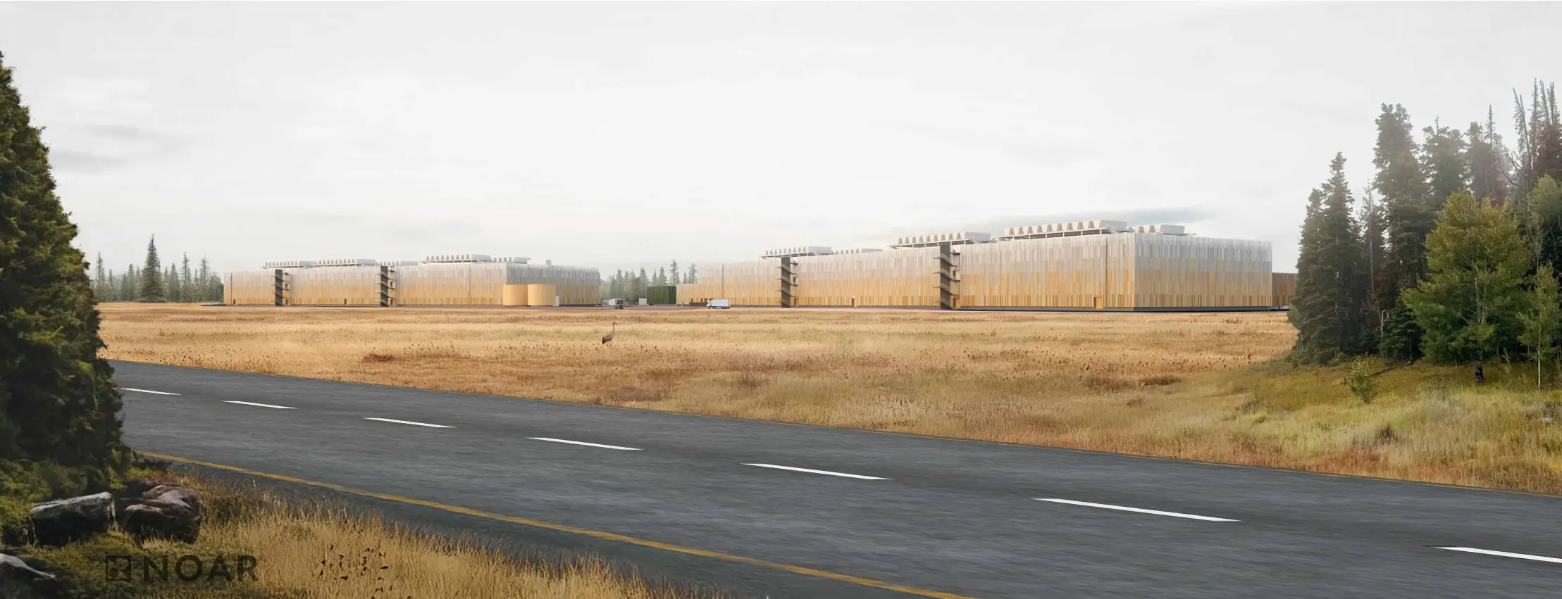 Datakeskuksen havainnekuva