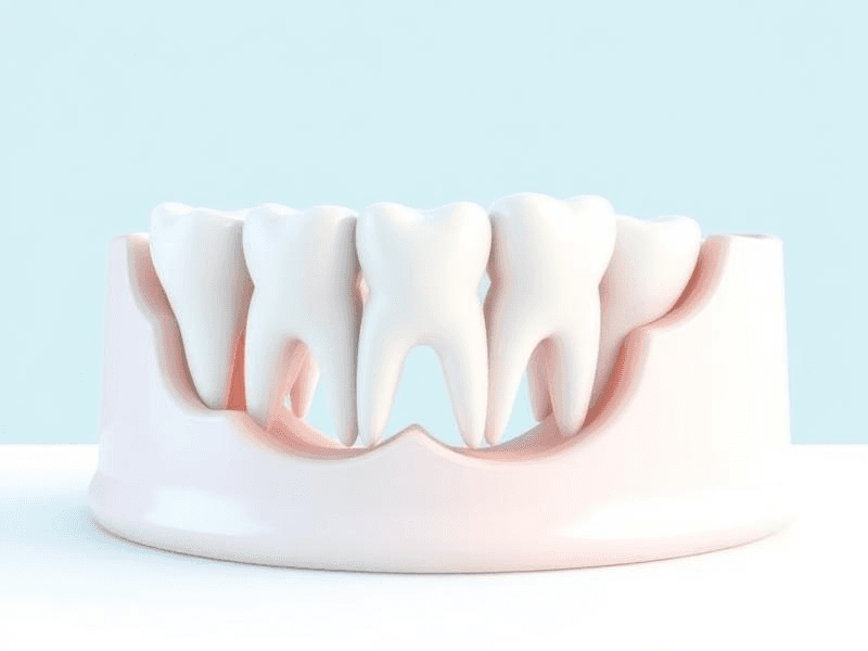 Dental bridge visual representation