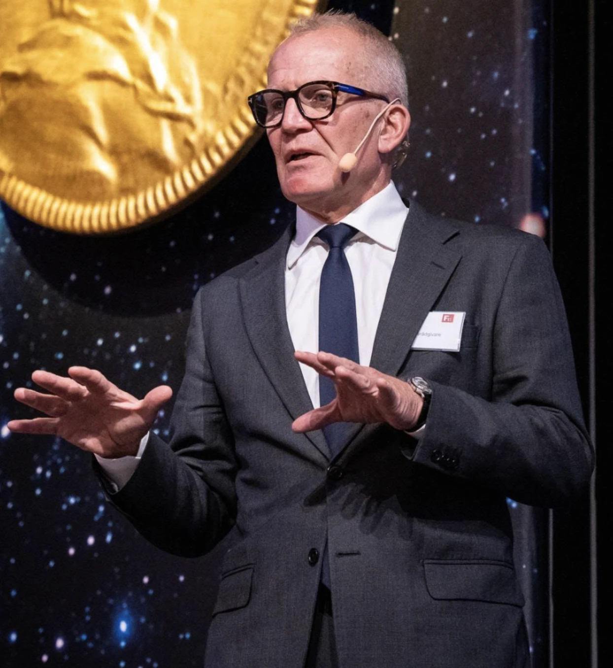 Mr. Detter Speaking At The Royal Academy of Science in Stockholm (2023)