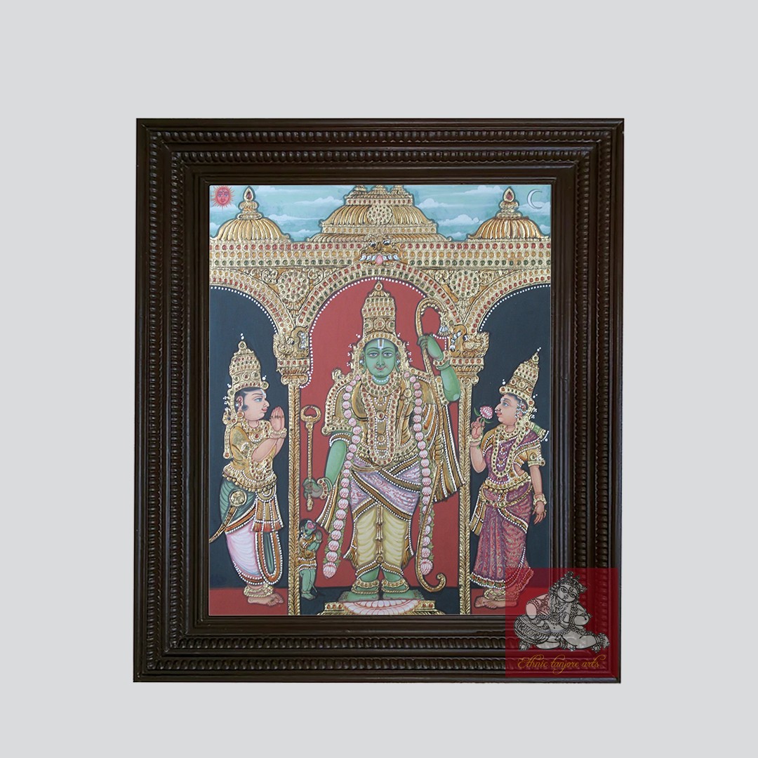 Antique Kothanda Ramar Tanjore Painting