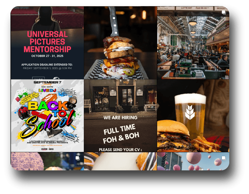 Instagram Explore Page