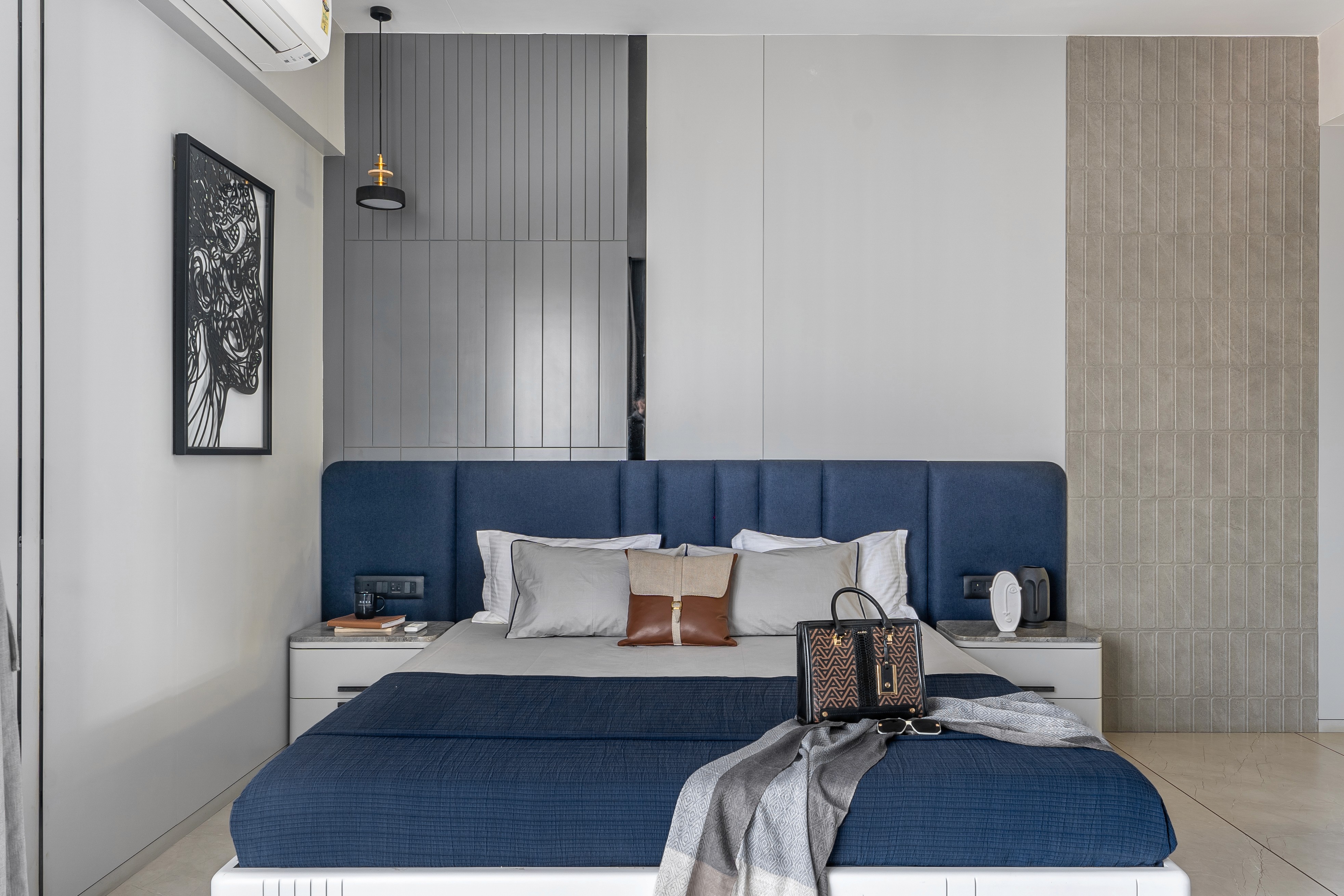 gray and white living room set