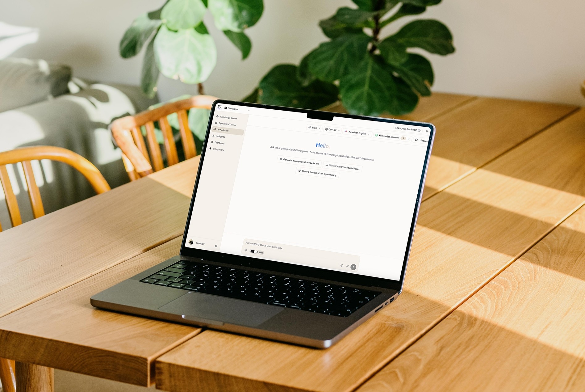 Checkgrow AI assistant