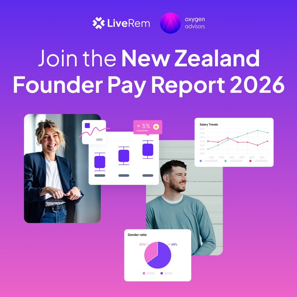 LiveRem and Oxygen Advisors know what founders are paid in New Zealand