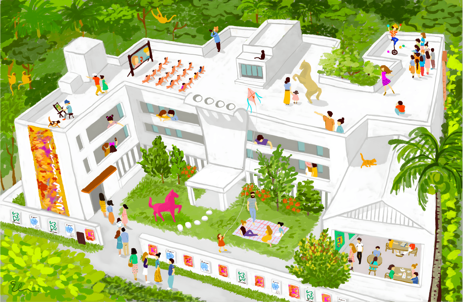 Mountains with clouds on top of them