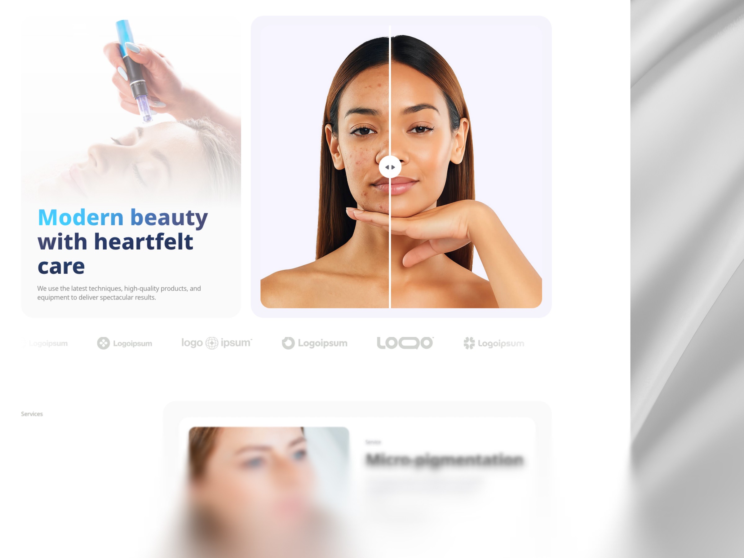 Beauty Clinic Website Framer Template
