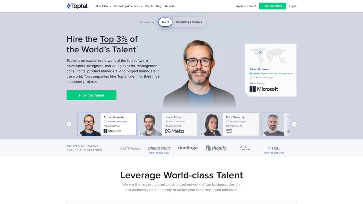 9 Essential Web Design and Development Companies in 2025 - Toptal
