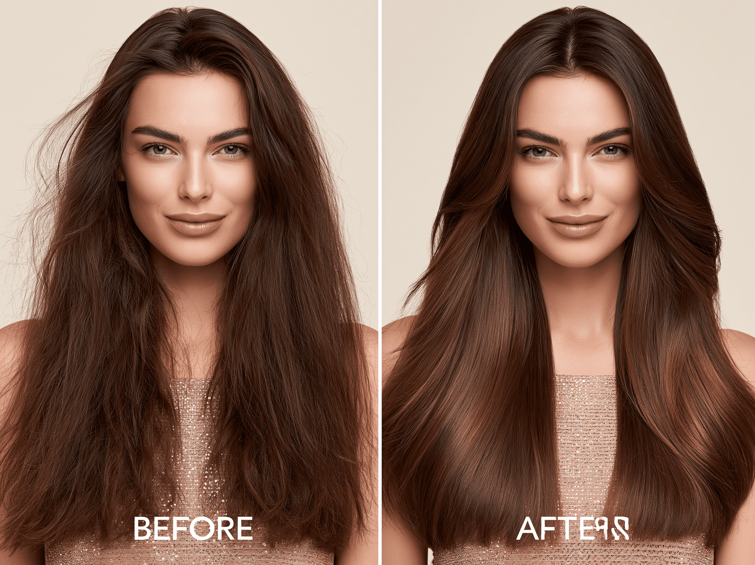 Our Client Transformation - Frizz Smoothing & Silk Alignment (Before & After)