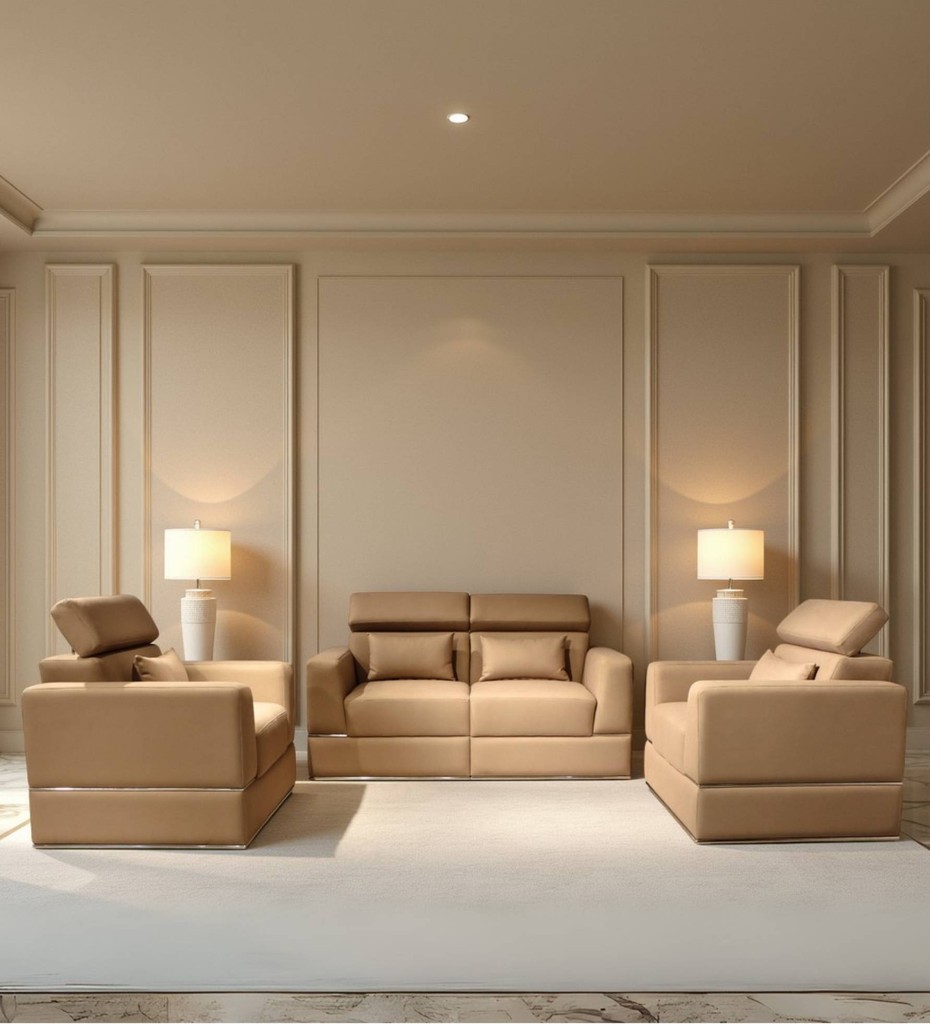 Luxury contemporary cane sofa with teal upholstery and wooden frame