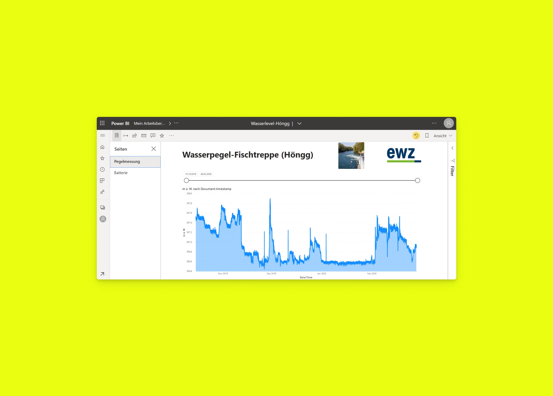 Photo of a city with abstract connectivity lines