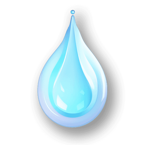 Rub-R-Seal clear water repellant droplet icon