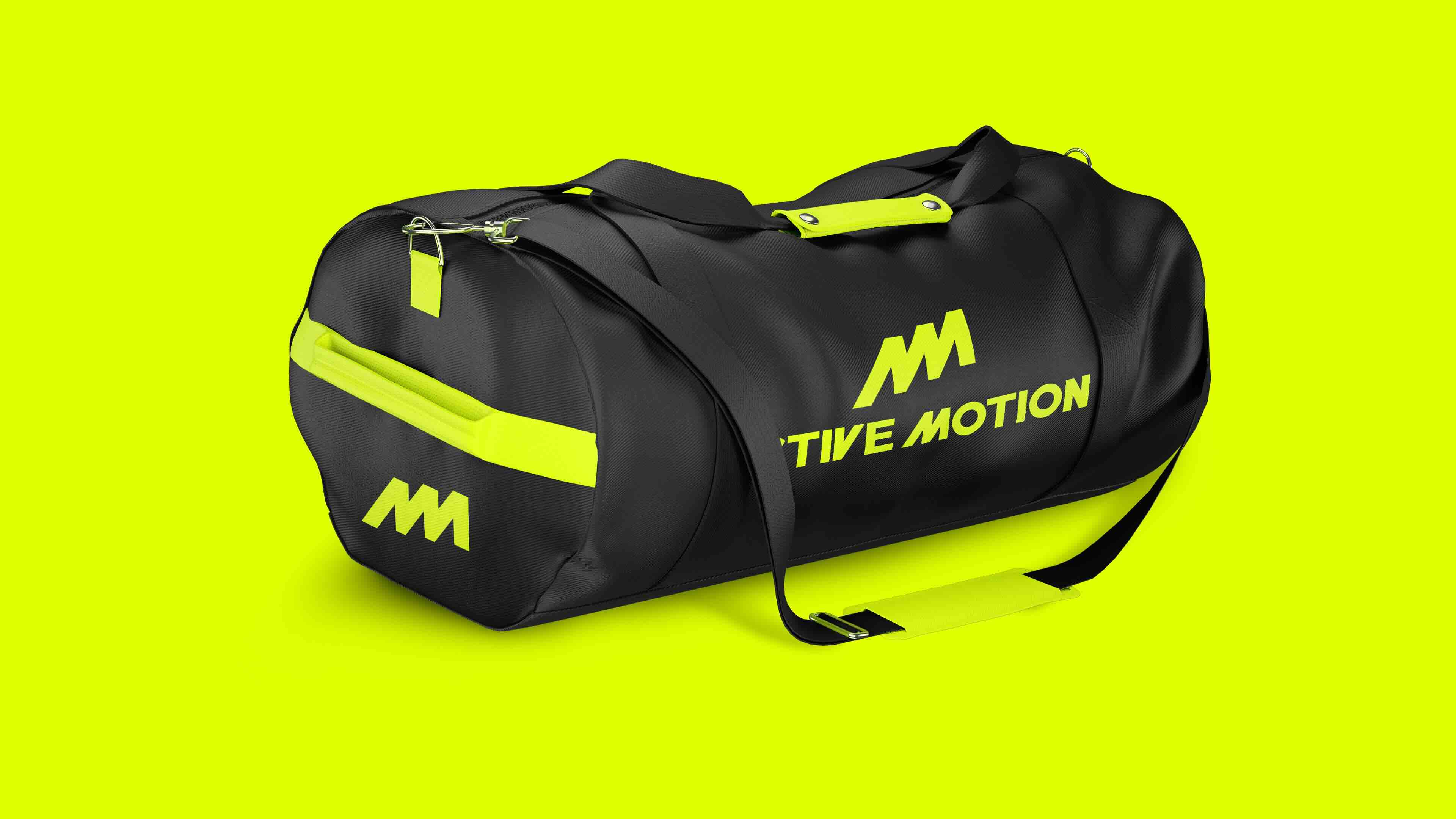 Branded gymbag for personal coaching business Active Motion