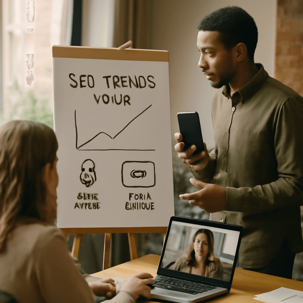 SEO trends in 2026 with focus on voice search and video content