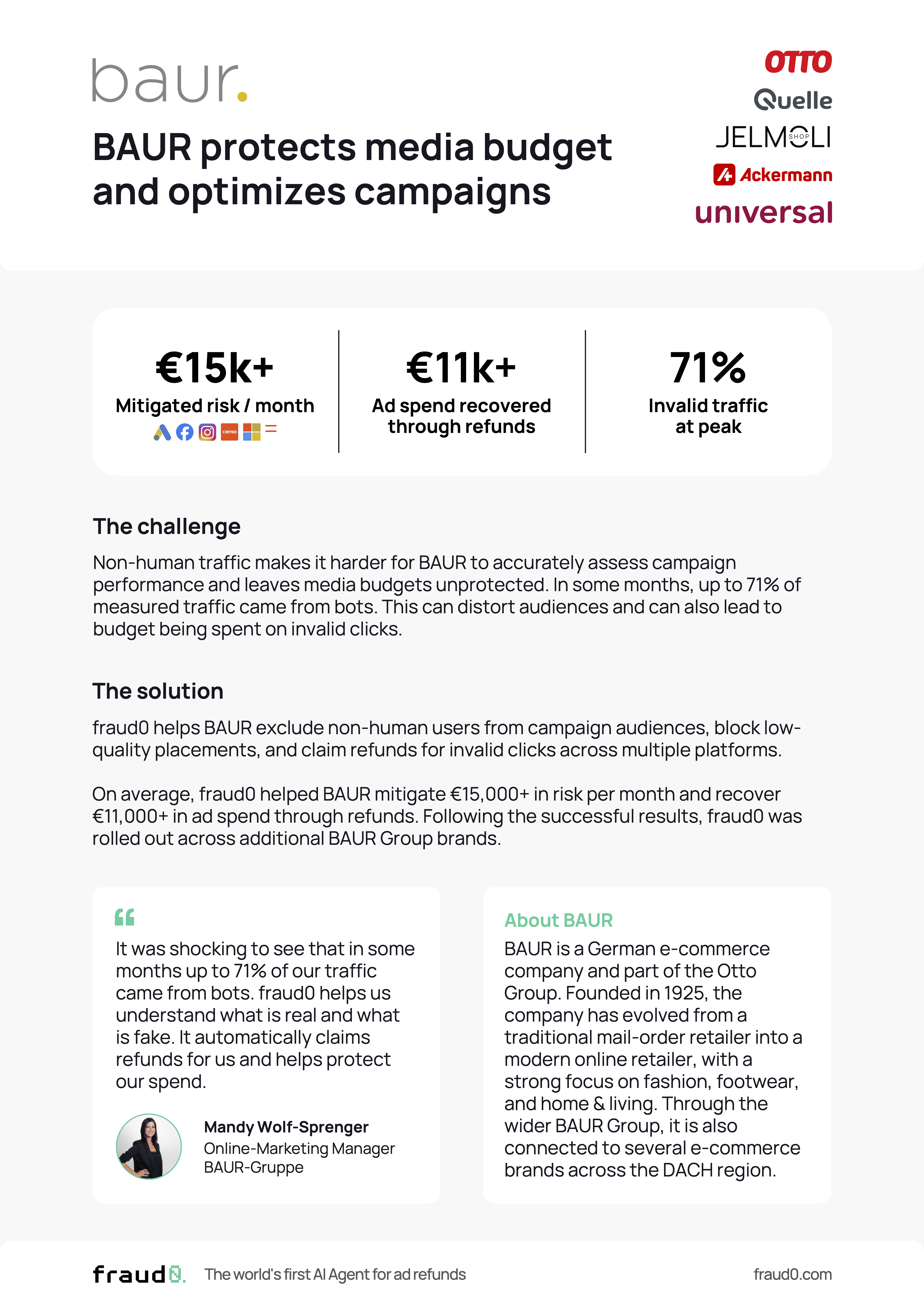 Image of the BAUR x fraud0 case study