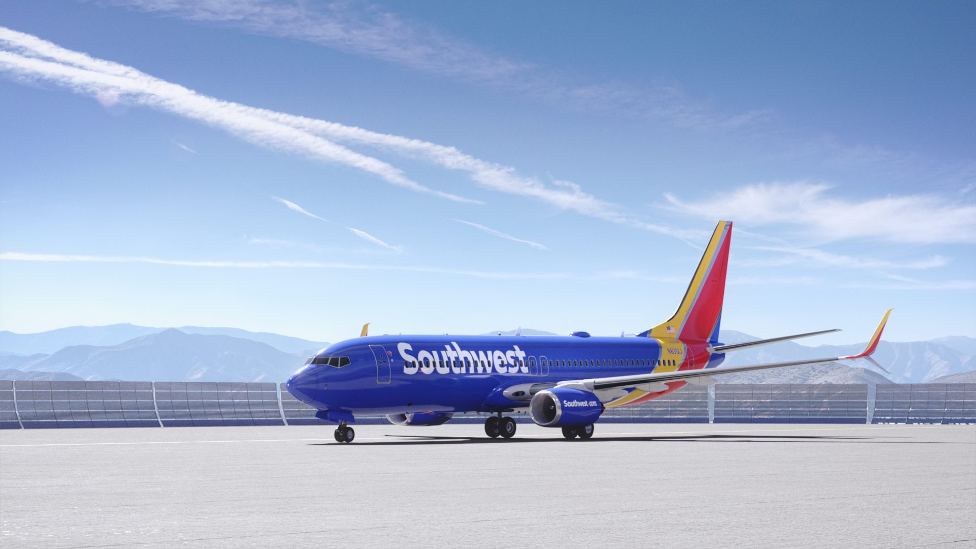 Southwest Airlines VR Plane on Runway