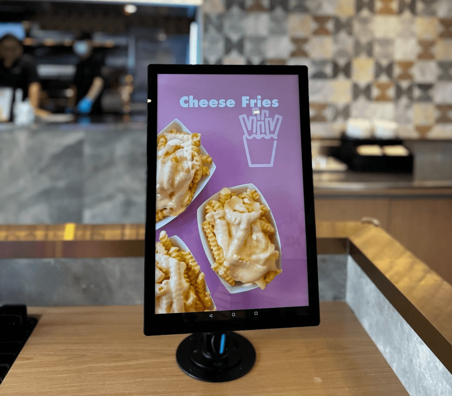 countertop kiosk at pepper lunch