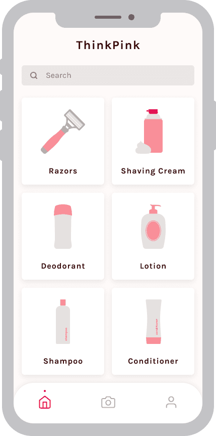 Mockup of chatbot interaction