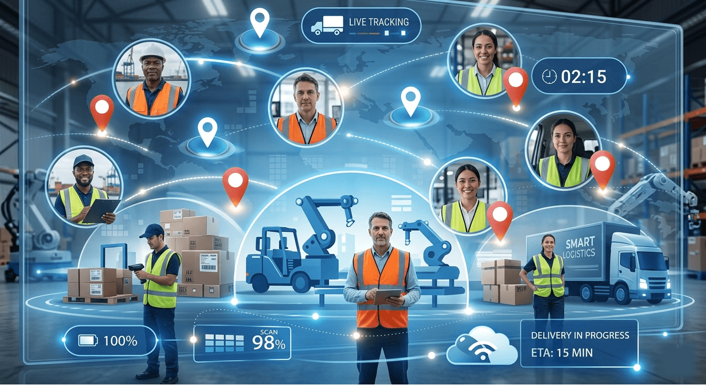     Query successful  Gemini said  A side-by-side comparison illustrating the transition from "Manual Tracking Chaos" with disorganized physical maps and stressed staff to "Real-Time Visibility with getbluetree" featuring a streamlined digital dashboard and mobile shift reminders.