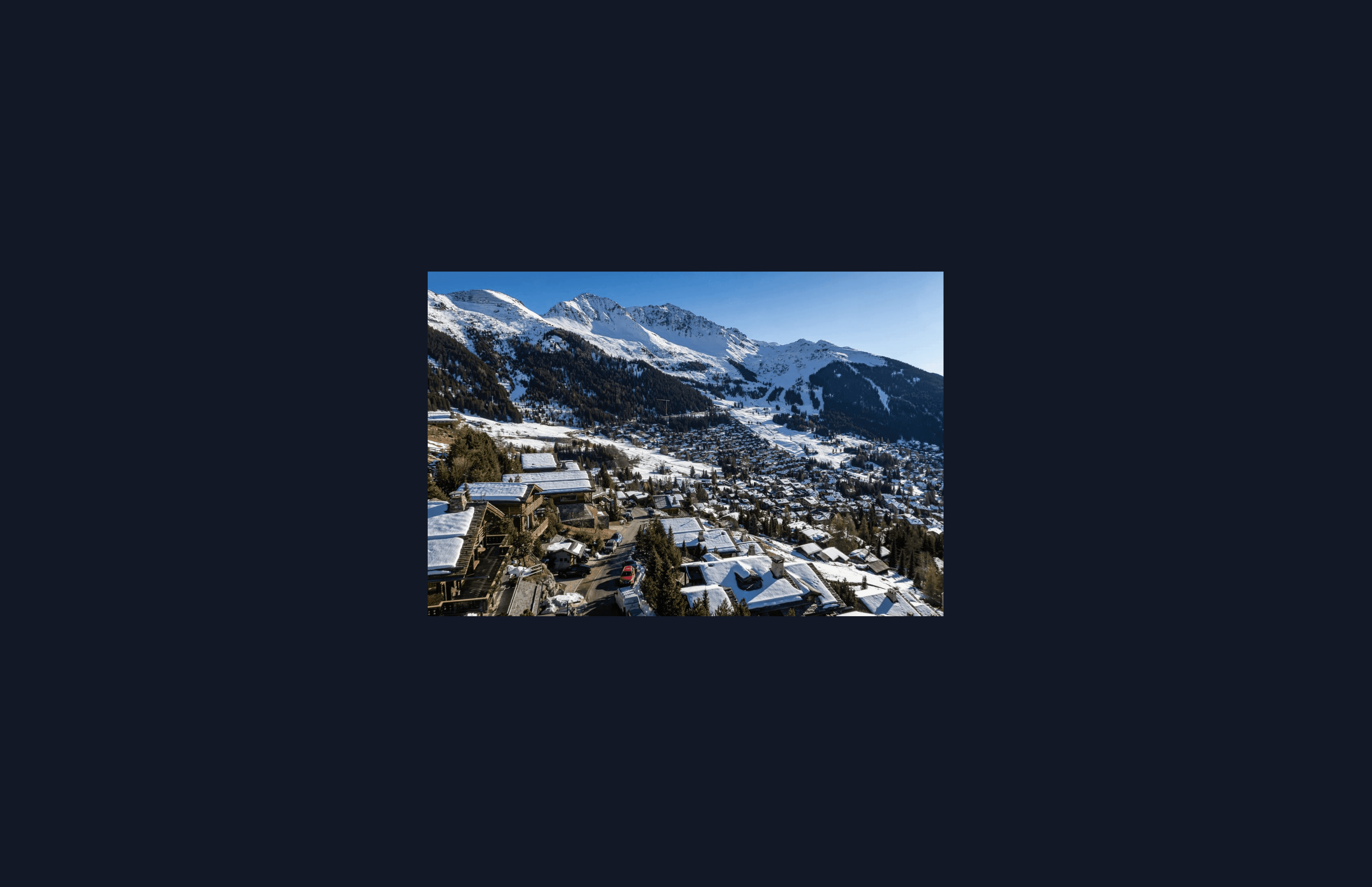 Alpine chalets sit beneath the mountains of Verbier, Switzerland, one of the most expensive destinations in the study. The ranking found accommodation, rather than lift-pass pricing, was responsible for most of the gap between the cheapest and most expensive ski-day baskets.